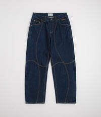 Dime Classic Baggy Denim Pants in Indigo Paneled