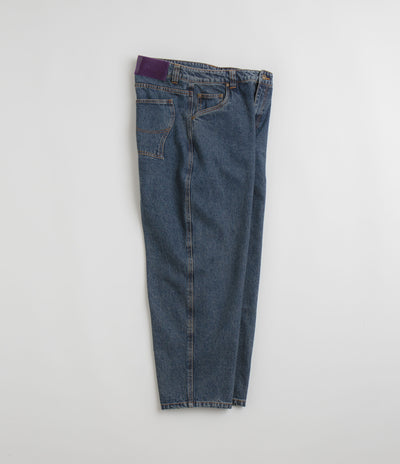 Dime baggy denimブラックパープルパッチ　2023aw 正規品 Dime Baggy Denim Pants – Atlas