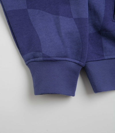 Dime Classic Checkmate Zip Hoodie in Navy