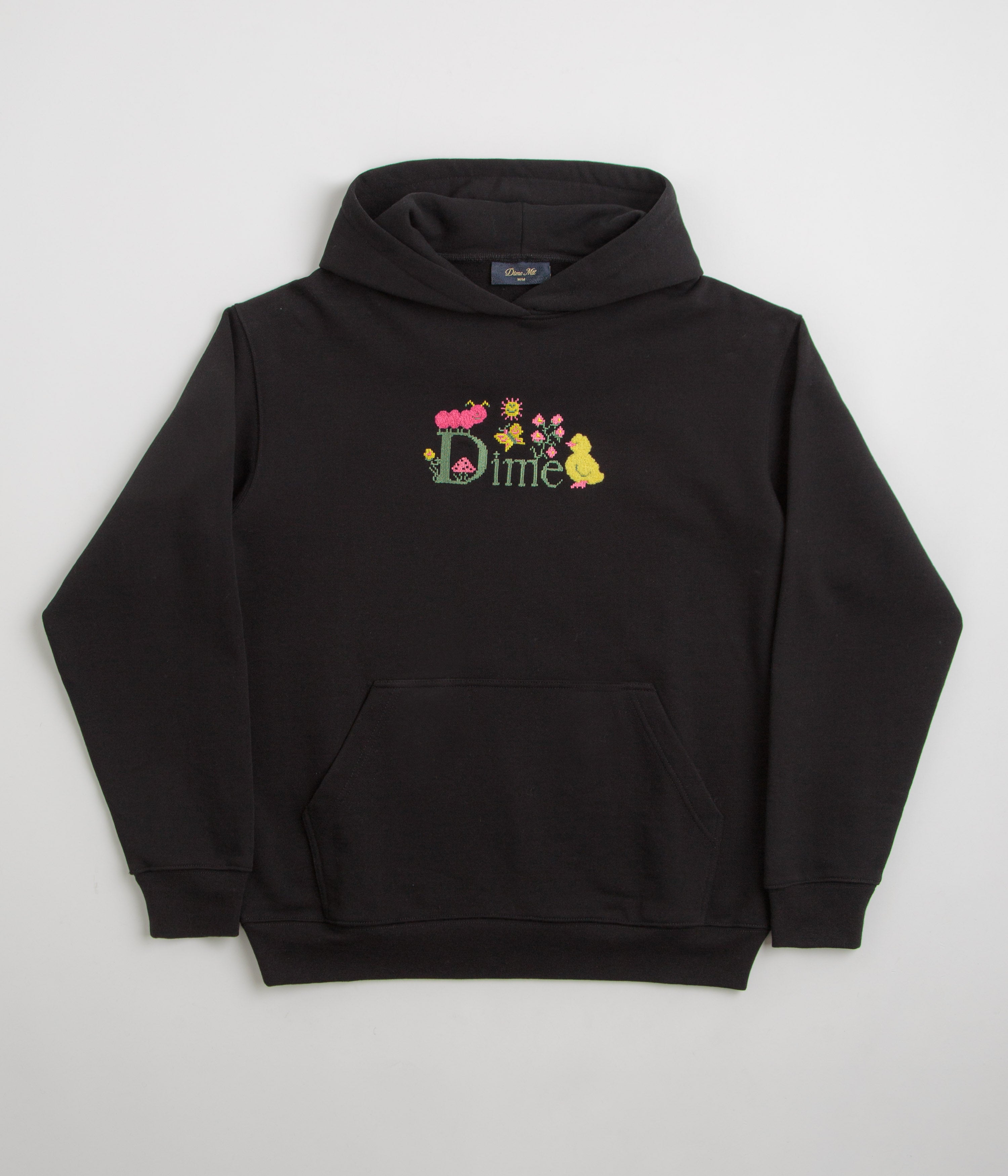 Dime Classic Cross Stitch Hoodie in Black