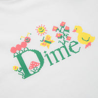 Dime Classic Cross Stitch T-Shirt in White thumbnail