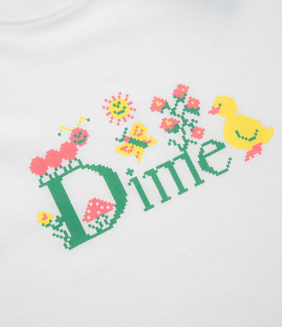 Dime Classic Cross Stitch T-Shirt in White