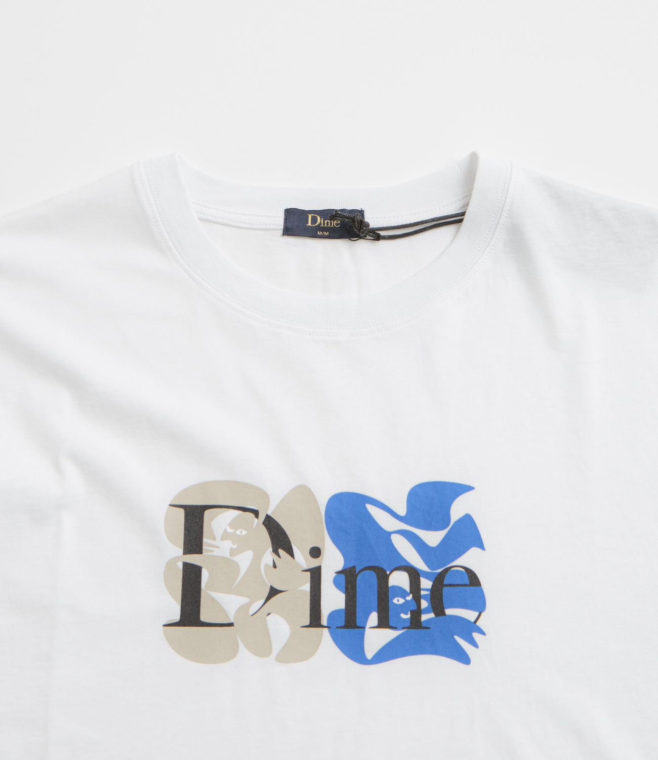【DIME】Classic Duo T-Shirt / White Dime Classic Duo T-Shirt - White | Flatspot