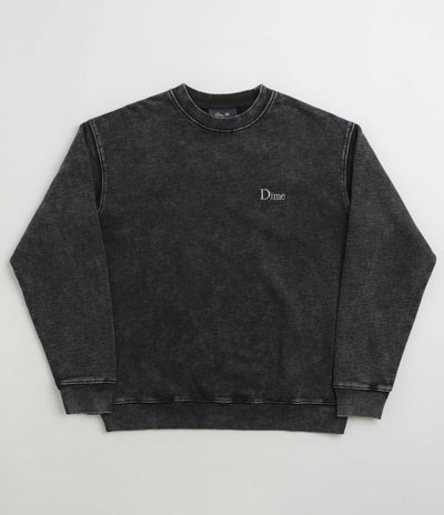 Dime Classic French Terry Crewneck Sweatshirt in Faded Black