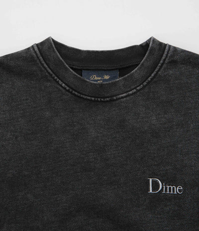 Dime Classic French Terry Crewneck Sweatshirt in Faded Black