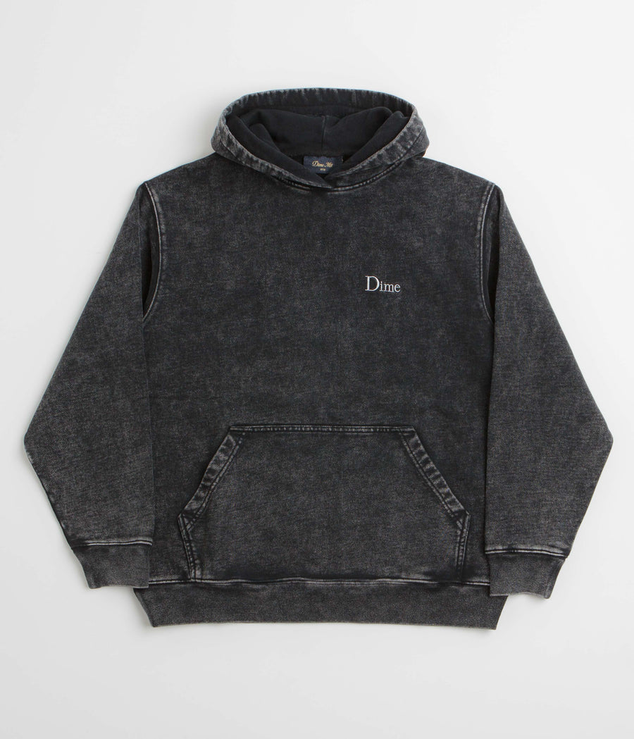 Dime Classic French Terry Hoodie in Faded Black