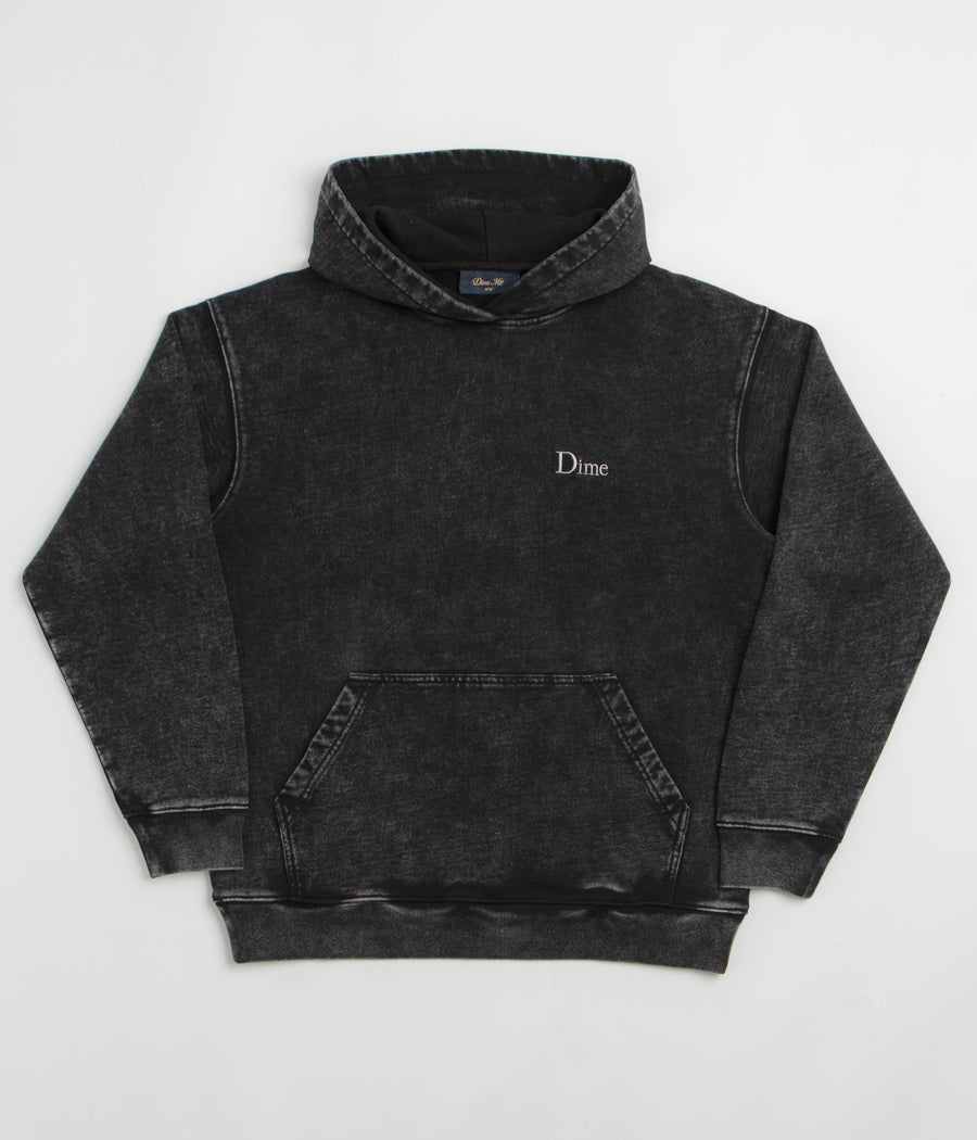 Dime Classic French Terry Hoodie in Faded Black