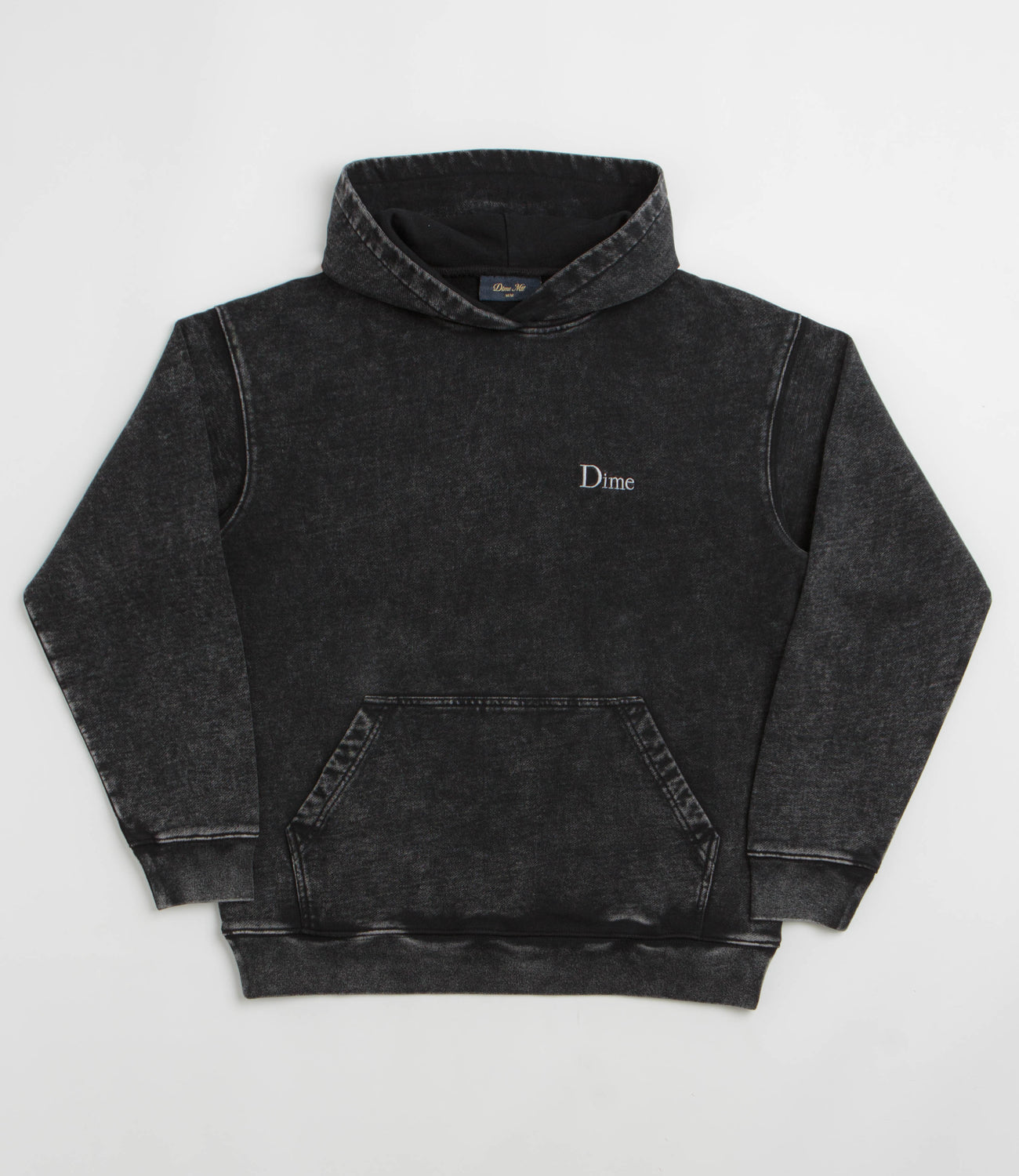 【希少カラー】Dime point logo faded hoodie Dime Classic French Terry Hoodie - Faded Black | Flatspot