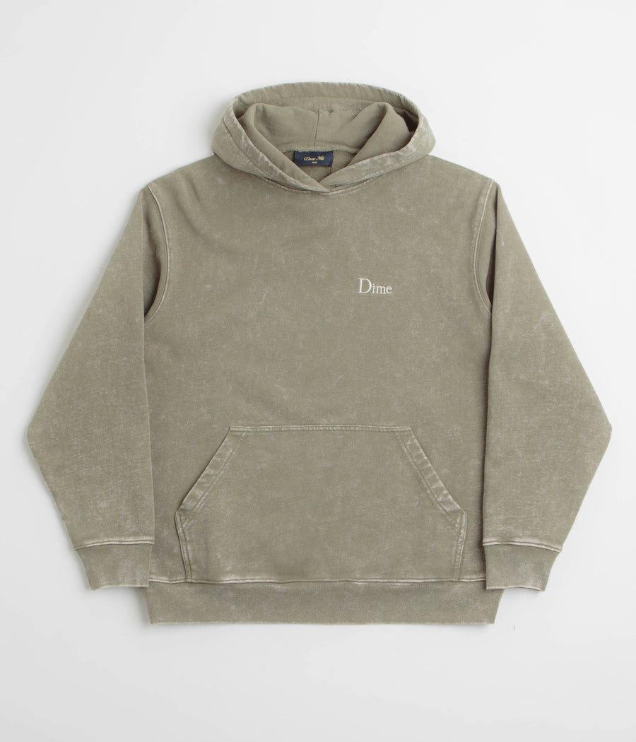 Dime Classic French Terry Hoodie in Faded Cement