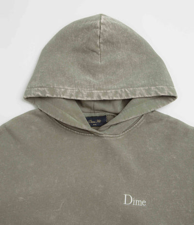 Dime Classic French Terry Hoodie in Faded Cement