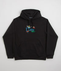 Dime Classic Fuzzy Hoodie in Black
