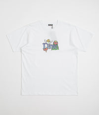 Dime Classic Fuzzy T-Shirt in White