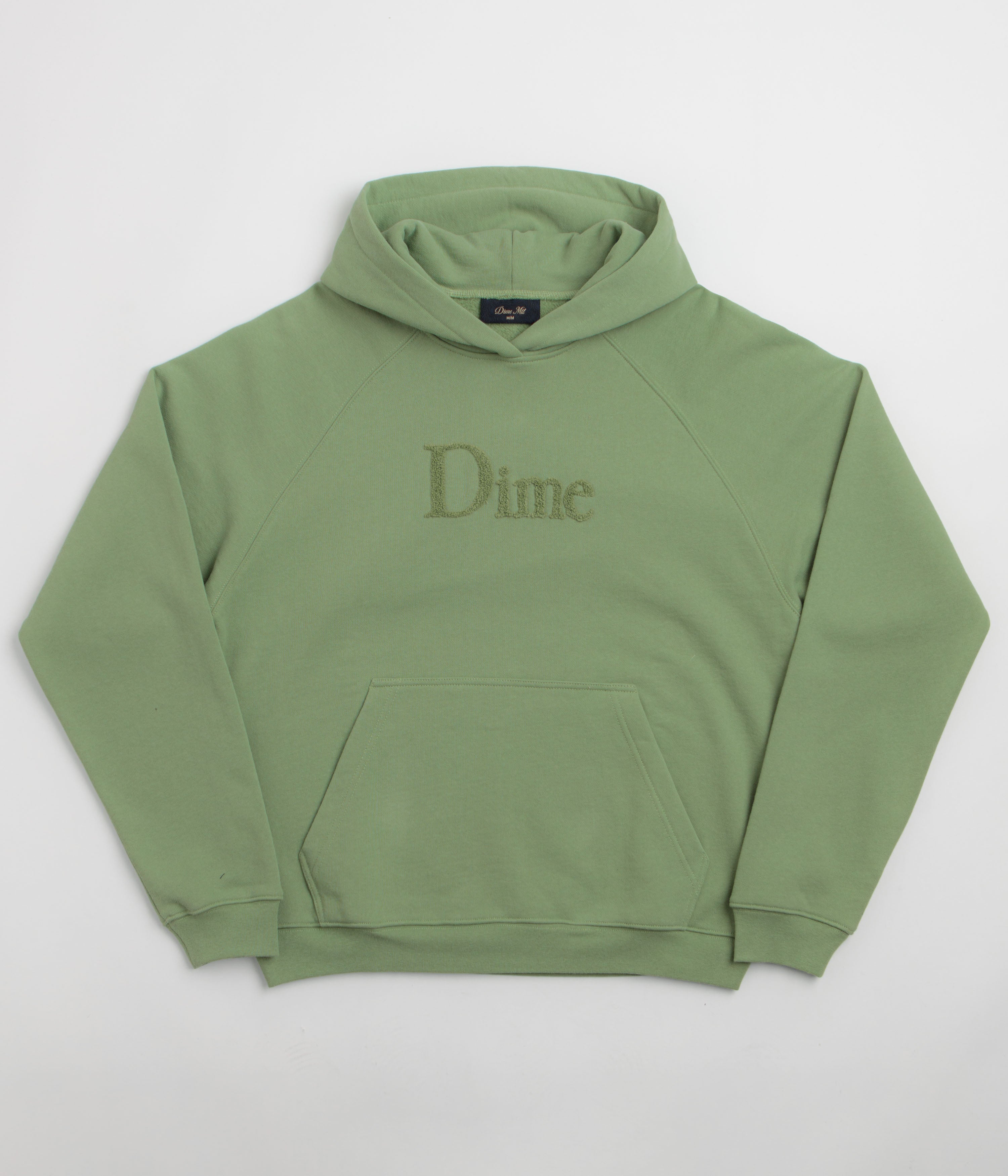 Dime Classic Logo Hoodie - Green Kashmir