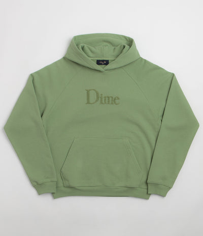 Dime Classic Logo Hoodie - Green Kashmir