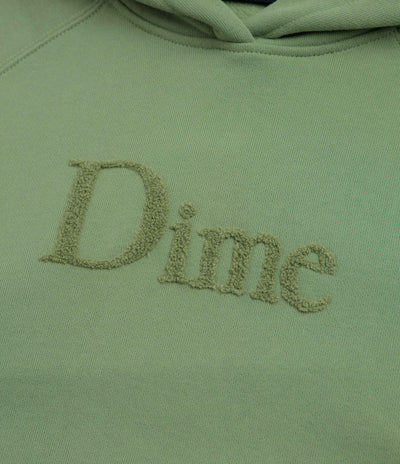 Dime Classic Logo Hoodie - Green Kashmir