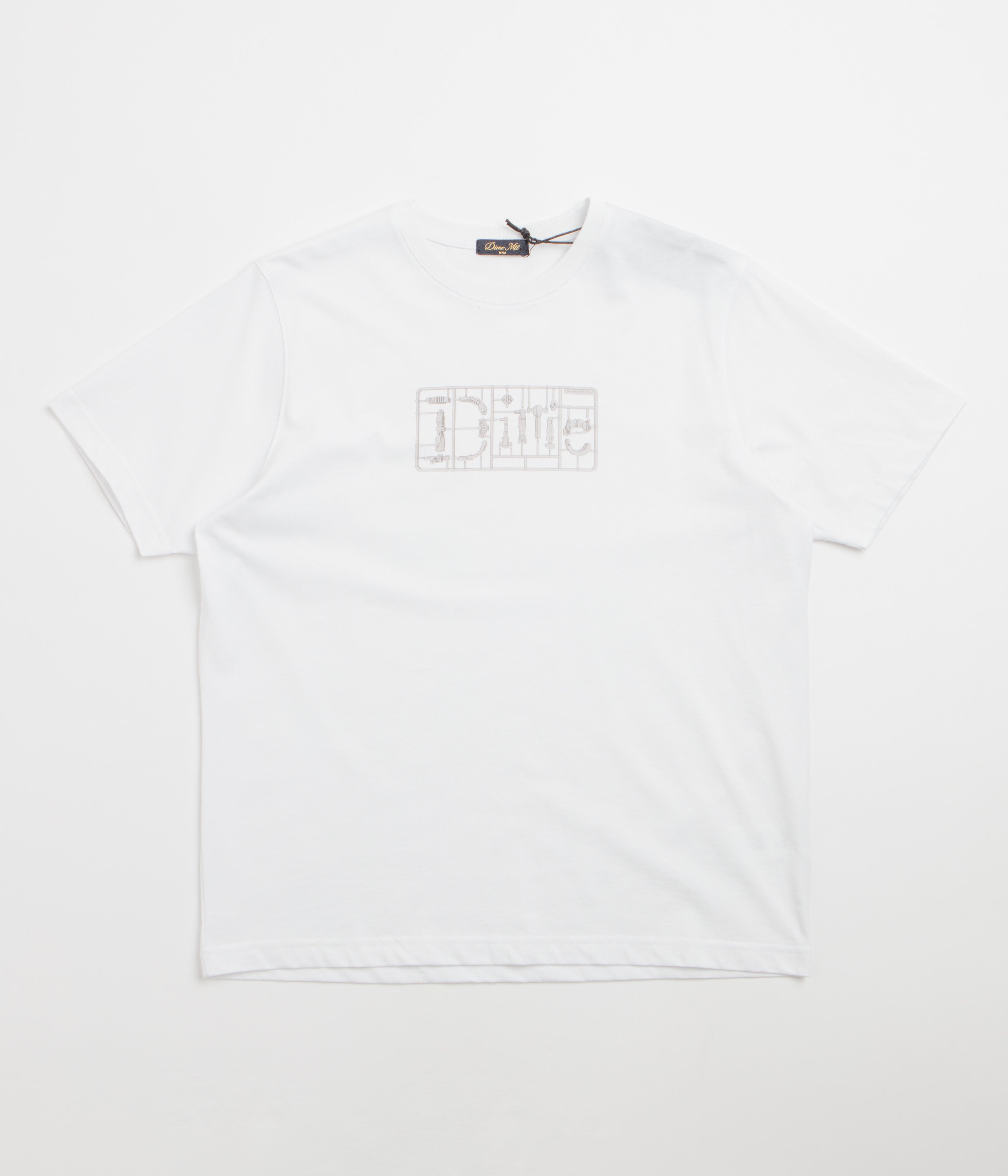 Dime Classic Plastic T-Shirt - White