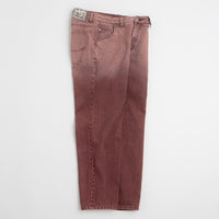 Dime Classic Relaxed Jeans in Dipped Sandblasted Burgundy thumbnail