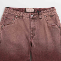 Dime Classic Relaxed Jeans in Dipped Sandblasted Burgundy thumbnail