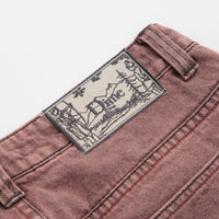 Dime Classic Relaxed Jeans in Dipped Sandblasted Burgundy thumbnail
