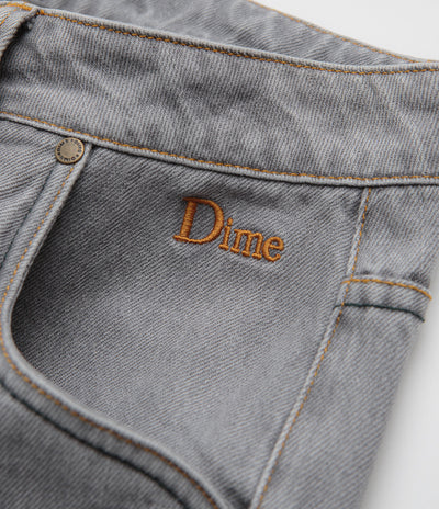 Dime Classic Relaxed Jeans in Dipped Sandblasted Grey