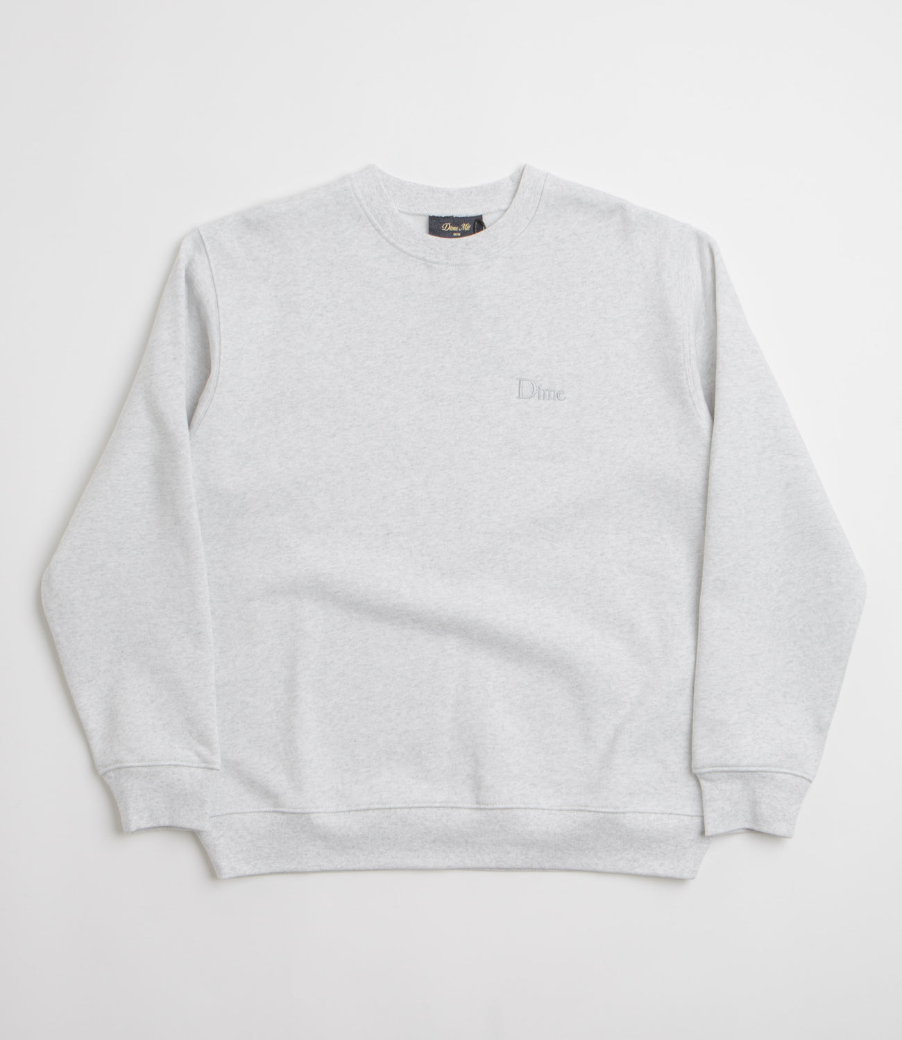 Dime Classic Small Logo Crewneck Sweatshirt - Ash | Flatspot