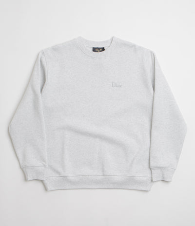 Dime Classic Small Logo Crewneck Sweatshirt in Ash
