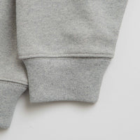 Dime Classic Small Logo Crewneck Sweatshirt in Heather Grey thumbnail
