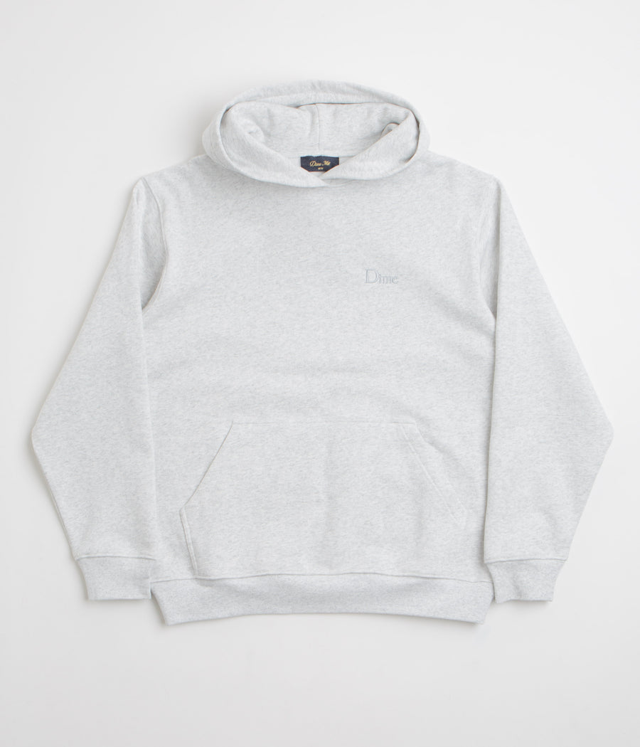 Dime Classic Small Logo Hoodie in Ash