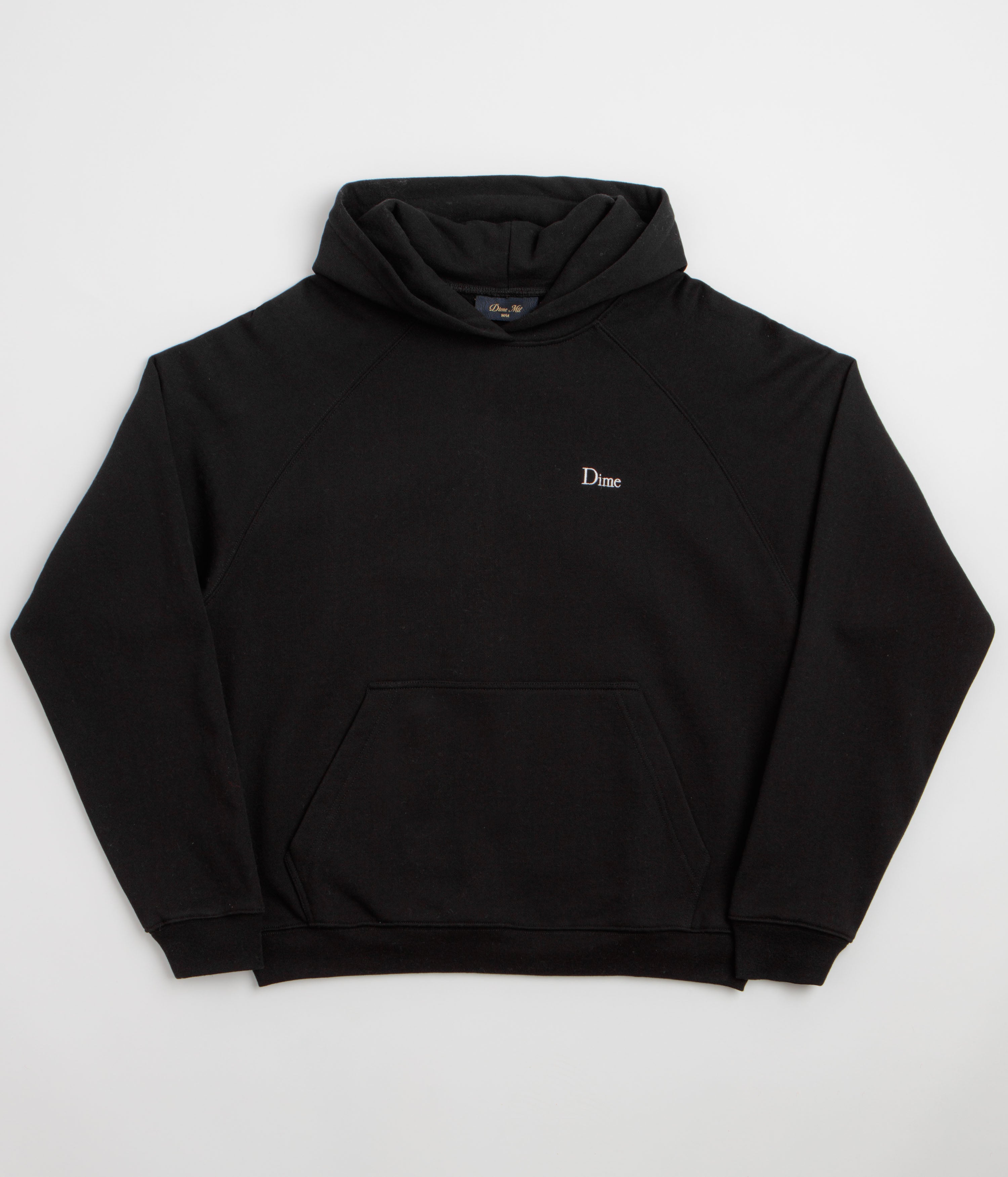Dime Classic Small Logo Hoodie - Black