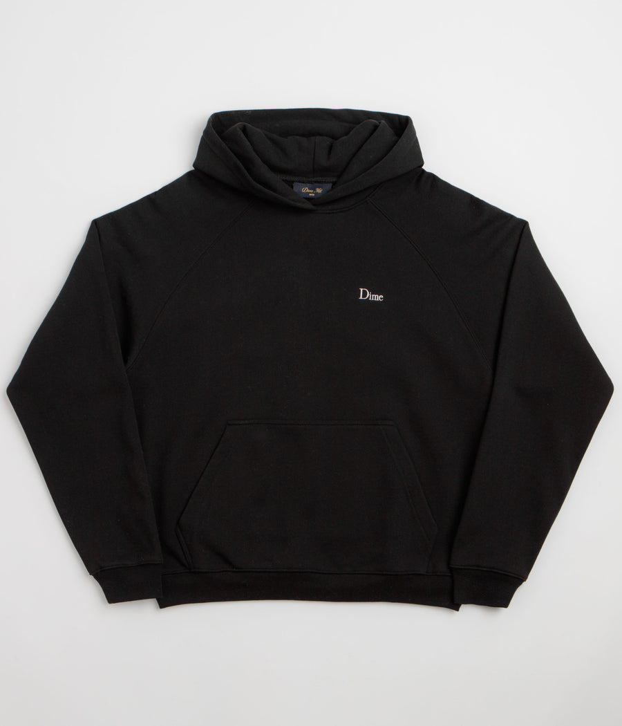 Dime Classic Small Logo Hoodie - Black