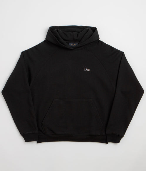 Dime Classic Small Logo Hoodie - Black