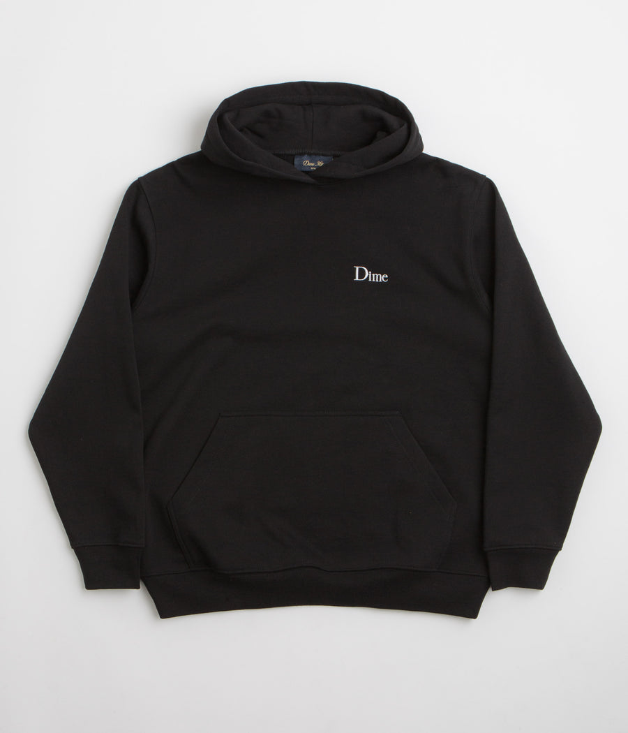 Dime Classic Small Logo Hoodie in Black