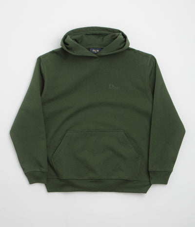 Dime Classic Small Logo Hoodie in Forest Green