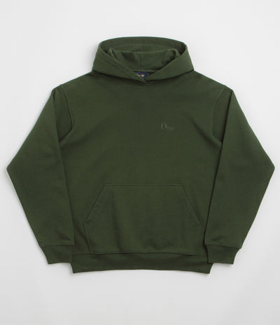 Dime Classic Small Logo Hoodie in Forest Green