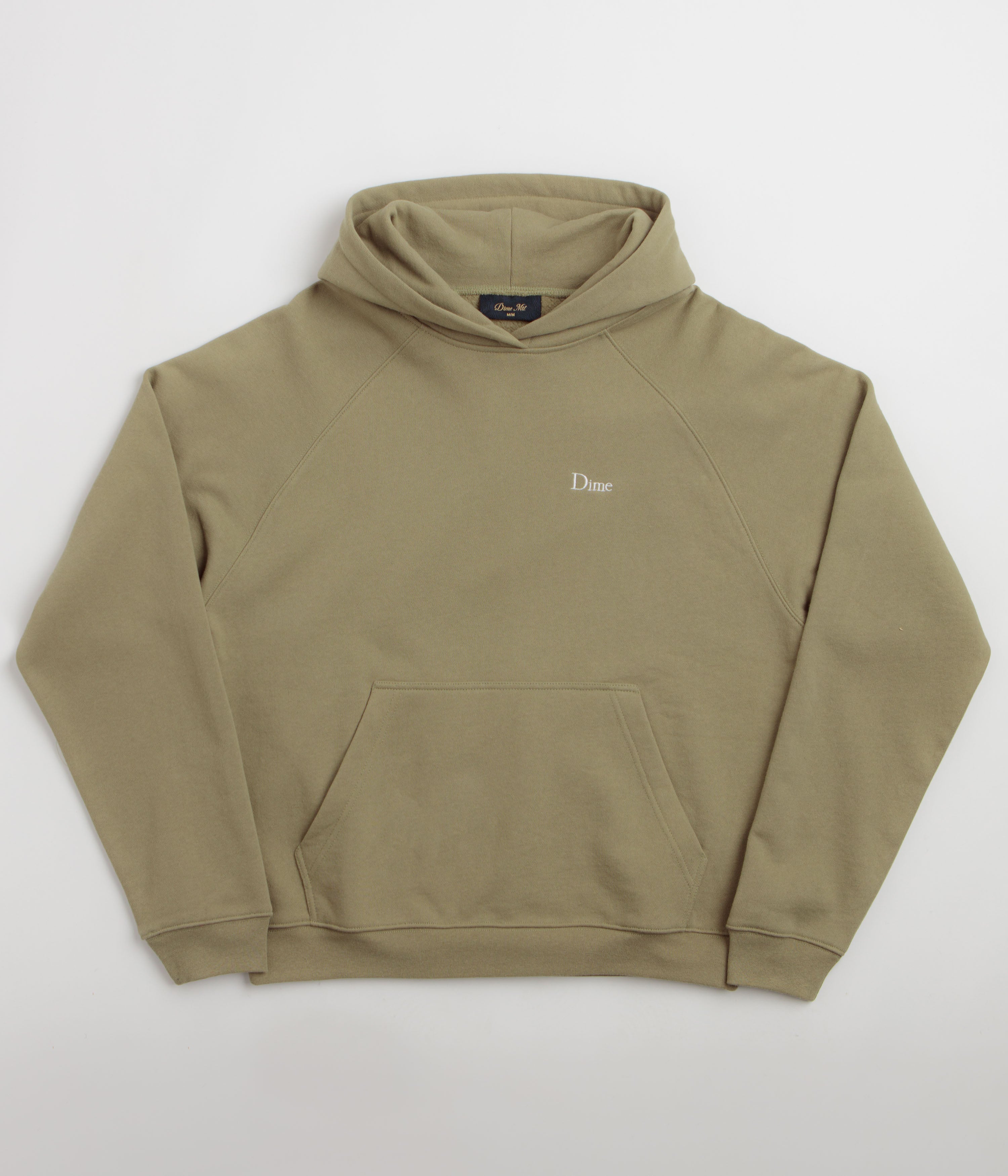 Dime Classic Small Logo Hoodie - Military Olive