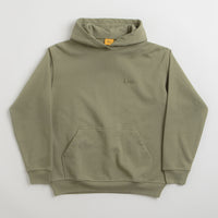 Dime Classic Small Logo Hoodie in Warm Khaki thumbnail