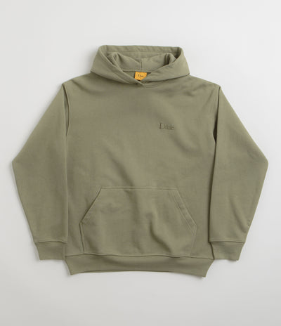 Dime Classic Small Logo Hoodie - Warm Khaki | Flatspot