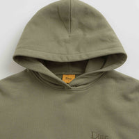 Dime Classic Small Logo Hoodie in Warm Khaki thumbnail