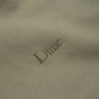 Dime Classic Small Logo Hoodie in Warm Khaki thumbnail