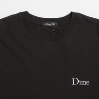 Dime Classic Small Logo Long Sleeve T-Shirt in Black thumbnail