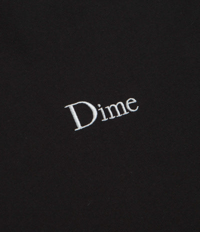 Dime Classic Small Logo Long Sleeve T-Shirt in Black