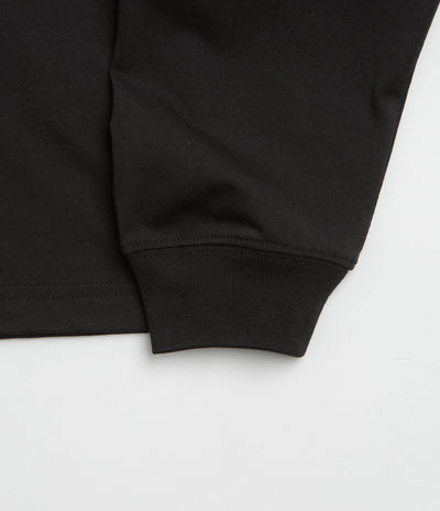 Dime Classic Small Logo Long Sleeve T-Shirt in Black
