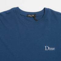 Dime Classic Small Logo Long Sleeve T-Shirt in Midnight Navy thumbnail