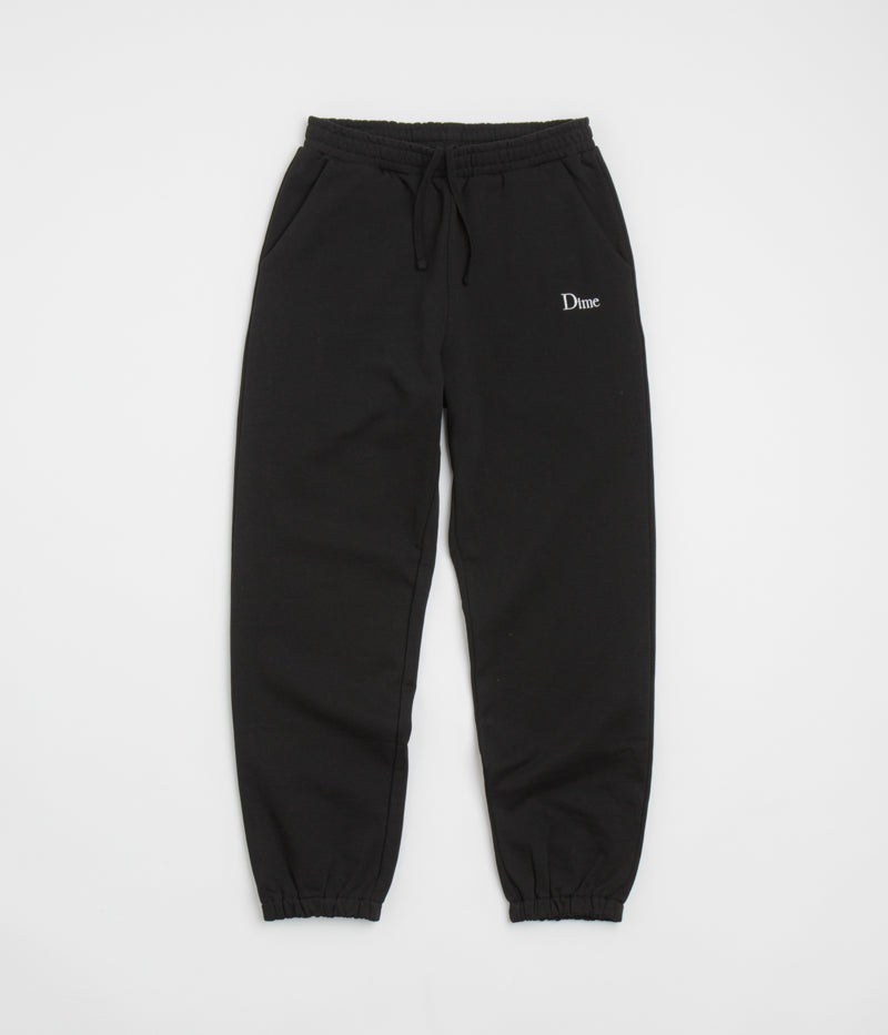 Dime Classic Small Logo Sweatpants in Black