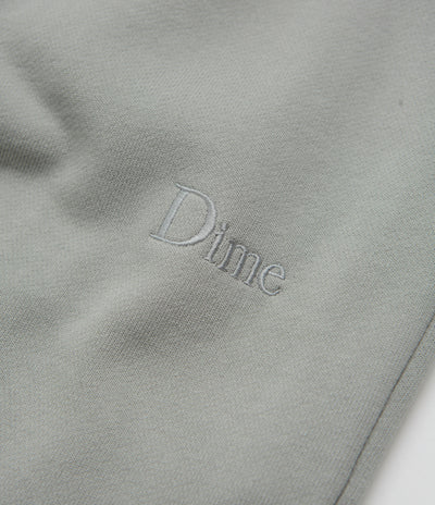 Dime Classic Small Logo Sweatpants in Gravel