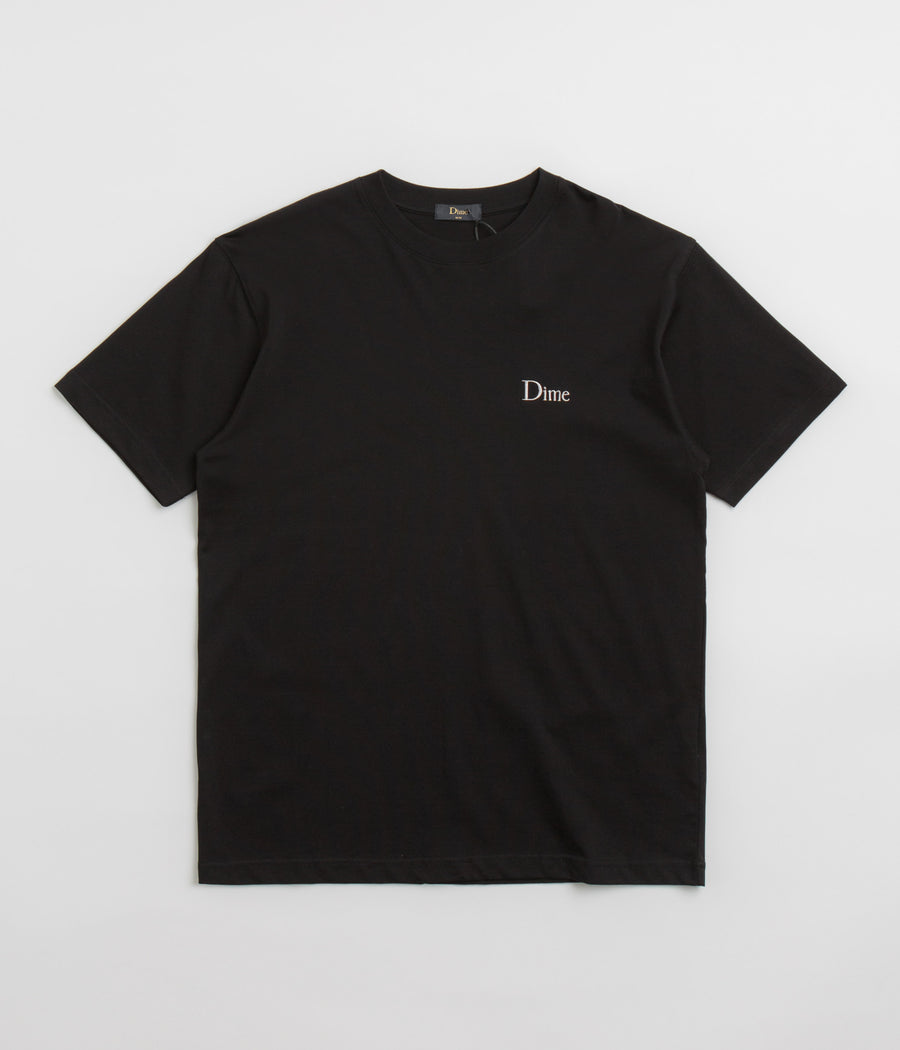 Dime Classic Small Logo T-Shirt in Black