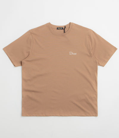 Dime Classic Small Logo T-Shirt in Canyon Brown