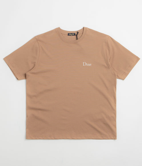 Dime Classic Small Logo T-Shirt - Canyon Brown