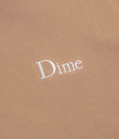 Dime Classic Small Logo T-Shirt in Canyon Brown