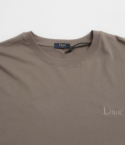 Dime Classic Small Logo T-Shirt in Deep Sepia